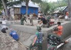 Satgas TMMD ke-126 Kodim 1401/Majene Bangun Saluran Air di Wilayah Pesisir, Cegah Terjadinya Banjir.